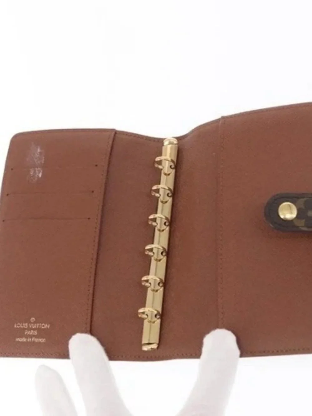 LOUIS VUITTON Monogram Keepall Agenda PM Day Planner Cover R20964 LV Auth 171189 - Picture 7 of 16